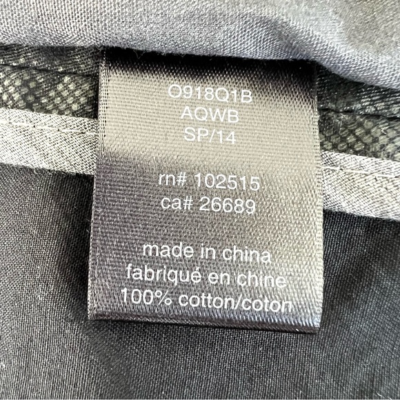 JOHN VARVATOS USA Black 100% Cotton Zip & Snap Long Sleeve Field Jacket Sz L NWT - Picture 15 of 16